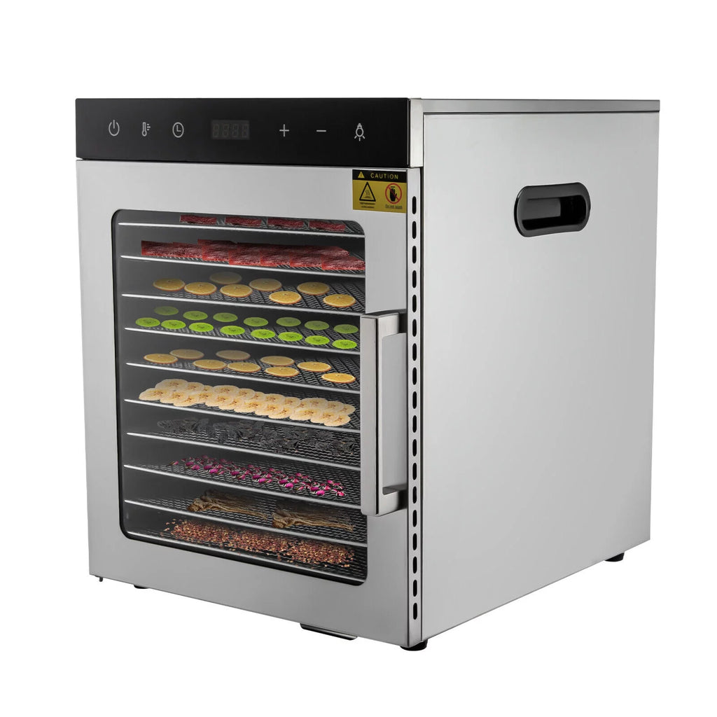 10 Trays Stainless Steel Food Dehydrator with Timer C1445