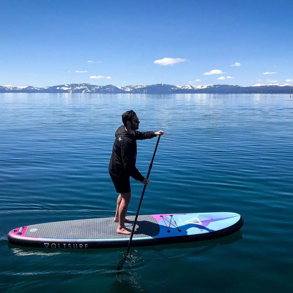11 Foot Black Inflatable Stand Up Paddle Board J573