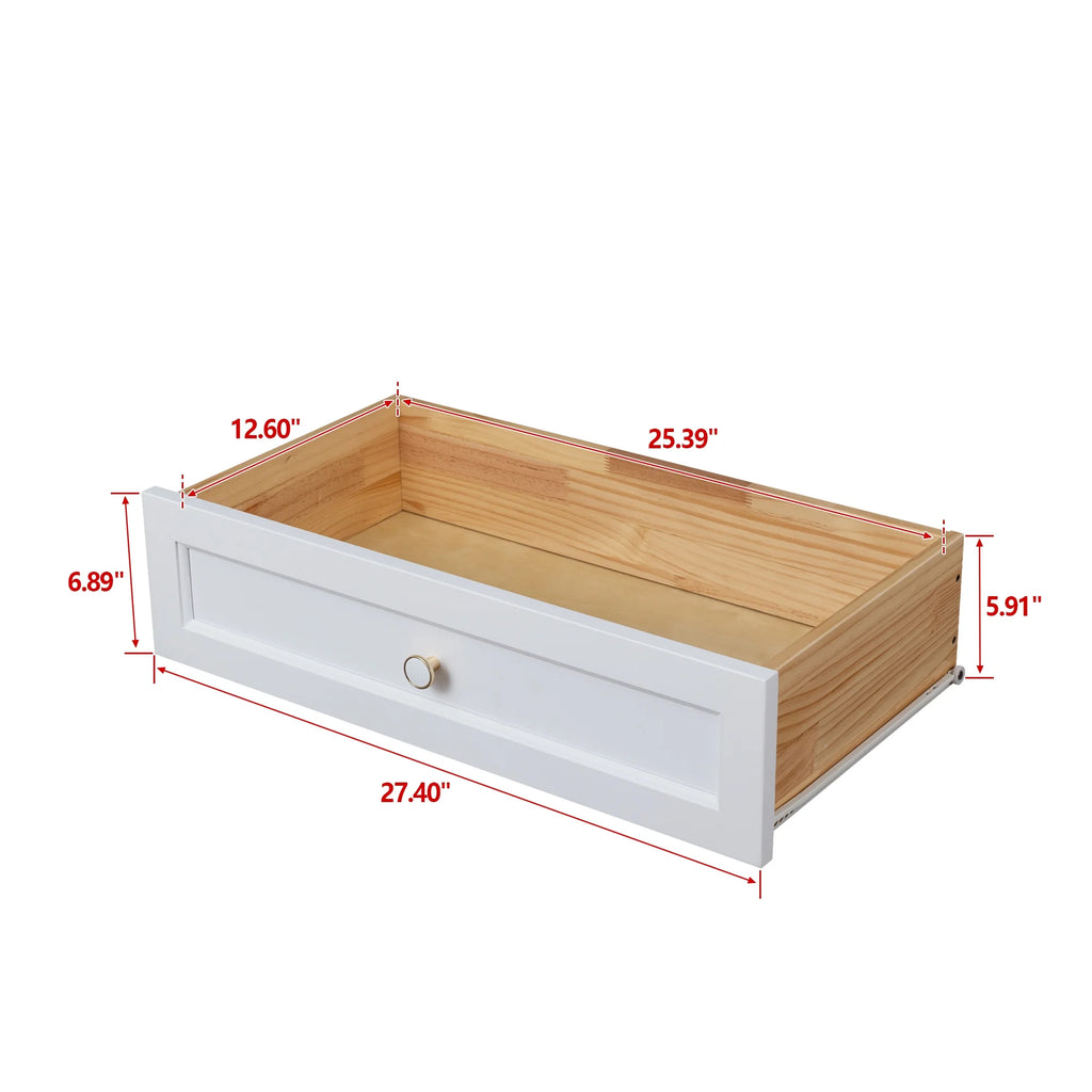 Solid Wood 4 Drawer Dresser P5155