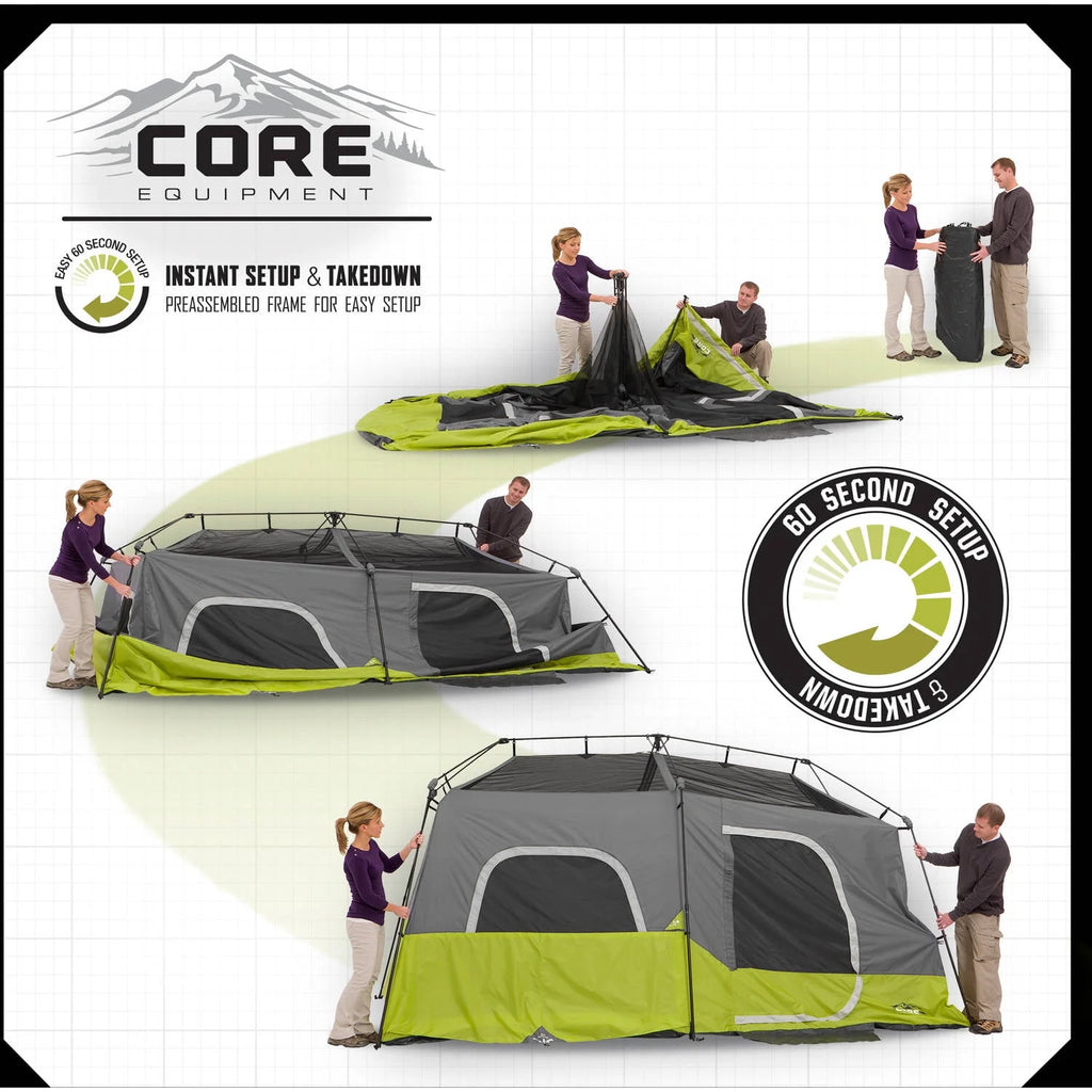 9 Person Instant Cabin Tent 14' x 9' F923