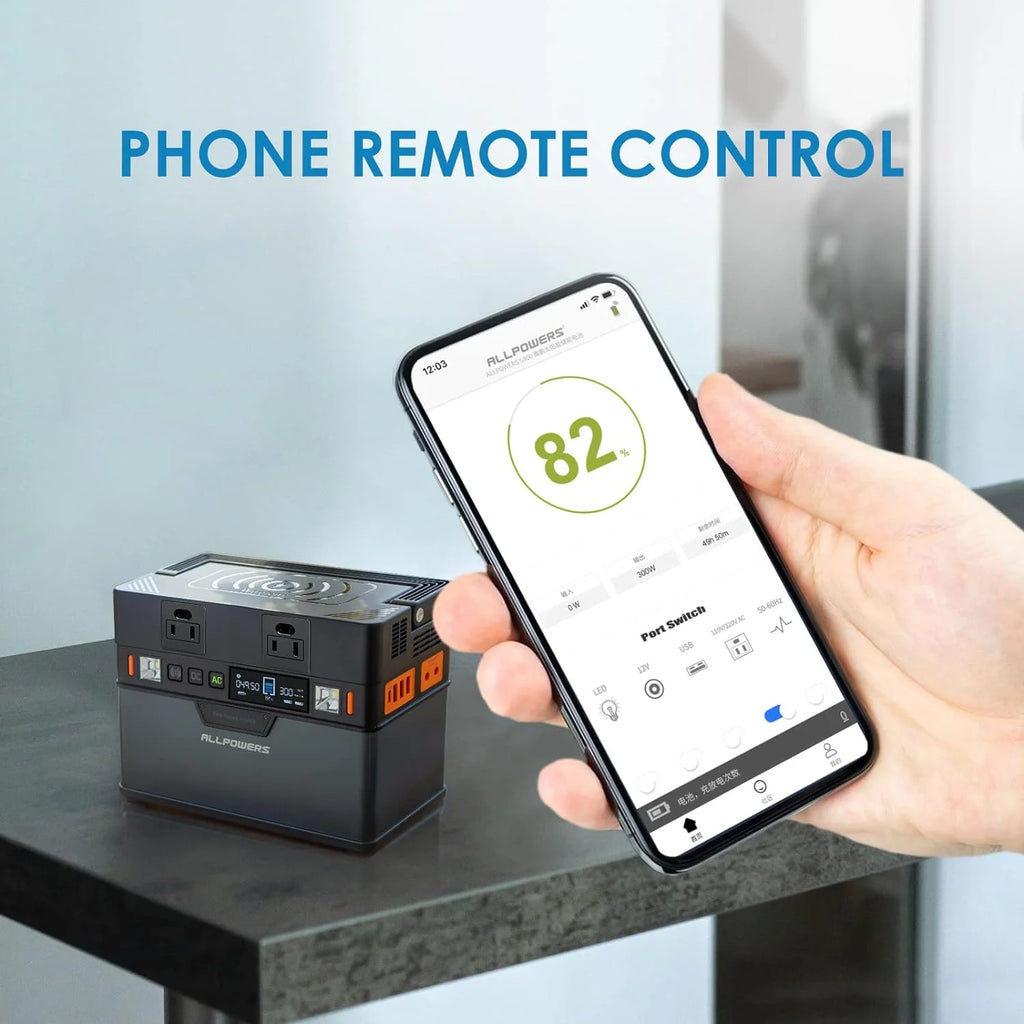 288Wh Portable Power Station with 300 Watt AC Outlets D262