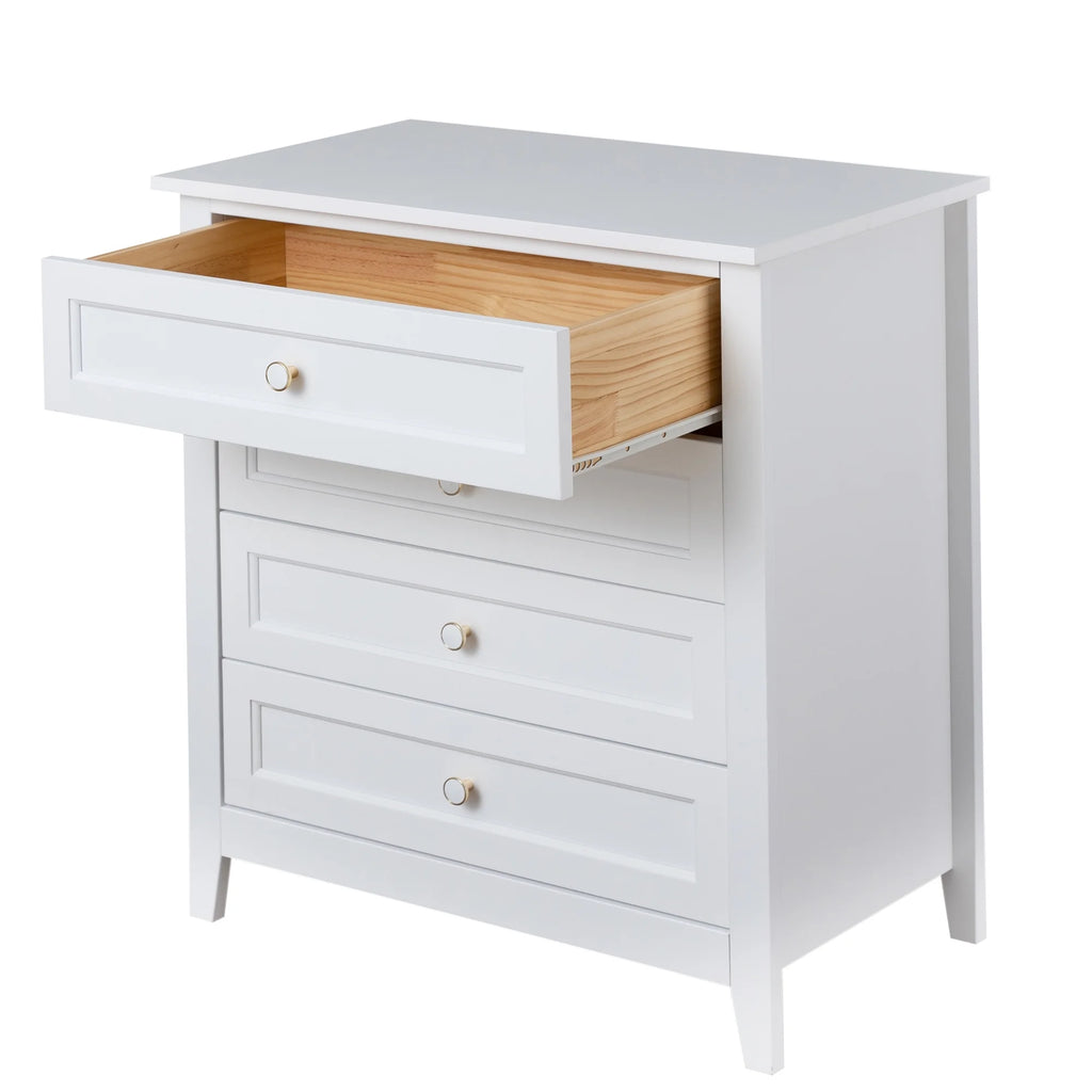 Solid Wood 4 Drawer Dresser P5155