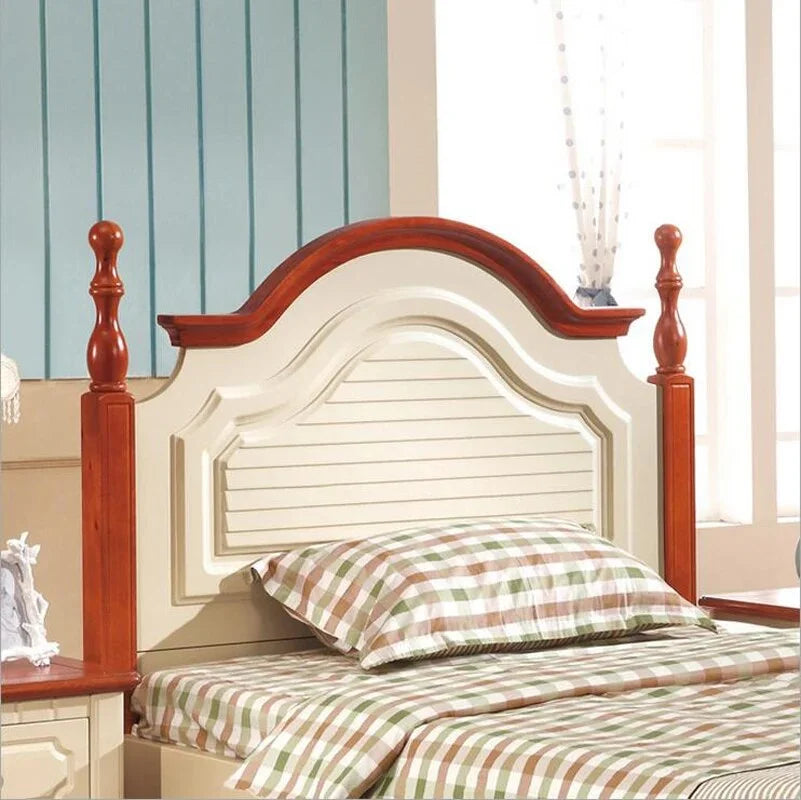 Rustic Wood Bed A35724