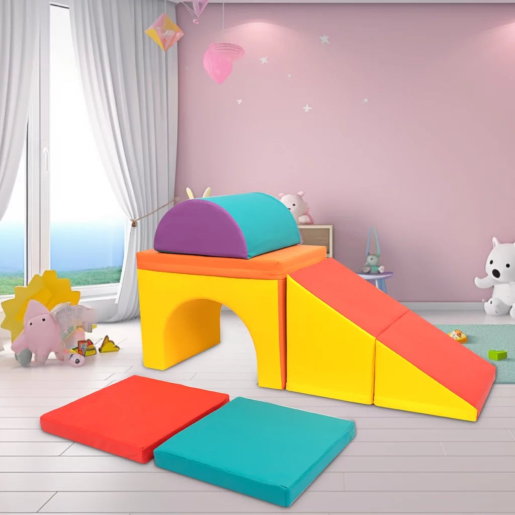 Lightweight Foam Climb and Crawl Playset 5 Piece Set X646921