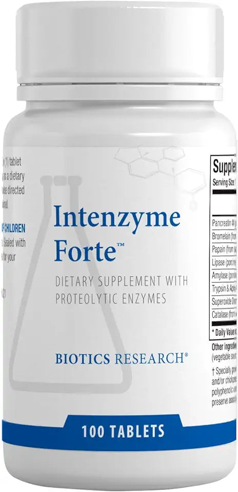 Proteolytic Pancreatic Enzymes 100 Tablets T3564
