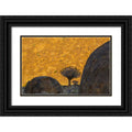 Black Ornate Wood Framed Art Print F2657