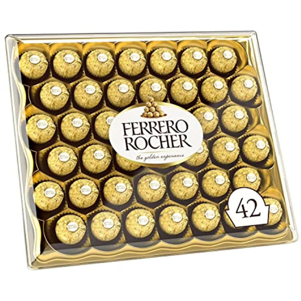 Hazelnut Milk Chocolate Candy Gift Box, 42 Count, 18.5 Oz T2674