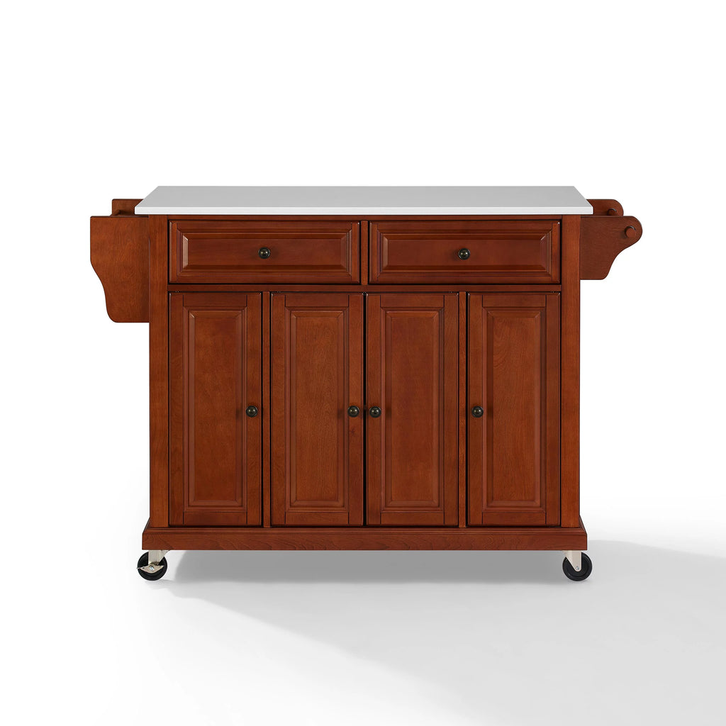 Wood Granite Top Kitchen Cart G43385
