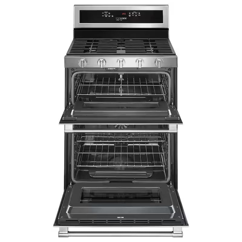 6.0 cu. ft. Double Oven Gas Range with True Convection K8679