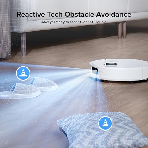 Robot Vacuum and Mop Cleaner, 5500Pa Suction, Lidar Navigation D187