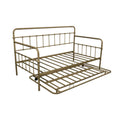 Metal Frame Daybed with Trundle S217