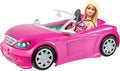 Pink 2-Seater Toy Convertible Car with Fashion Doll U6513