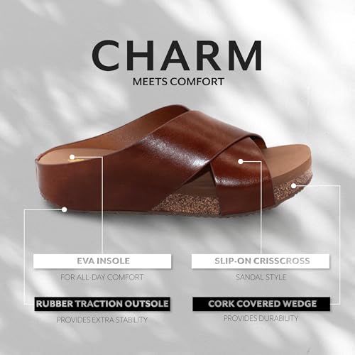 Wedge Sandals with EVA Insole and Rubber Outsole U609491