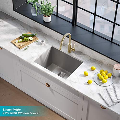 24-inch Undermount Single Bowl Stainless Steel Utility Sink S1281