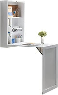 Wall-Mounted Fold-Out Writing Desk White Q7750