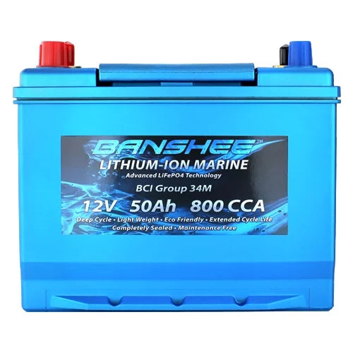 Lithium Deep Cycle Marine Battery Group 34 Y350