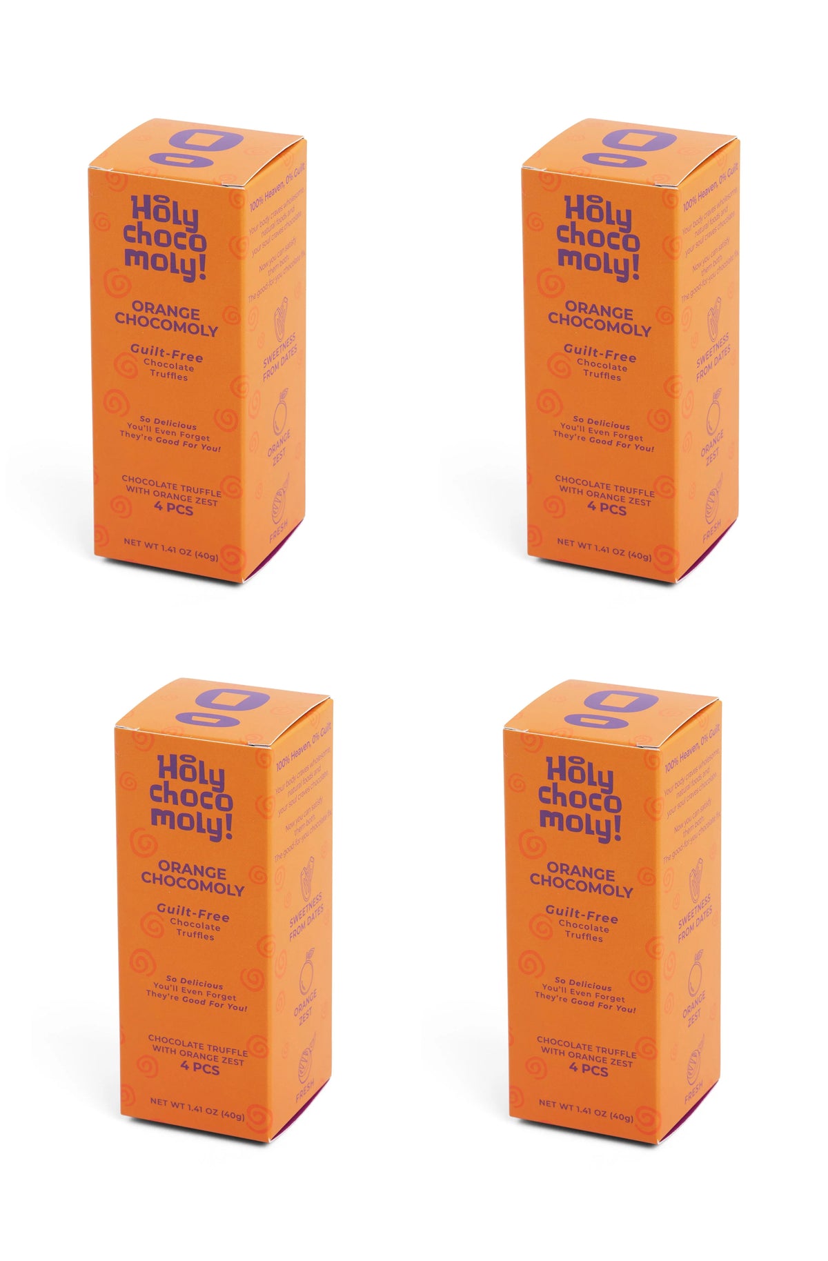 Orange Zest Chocolate Truffles 4 Pack J41148