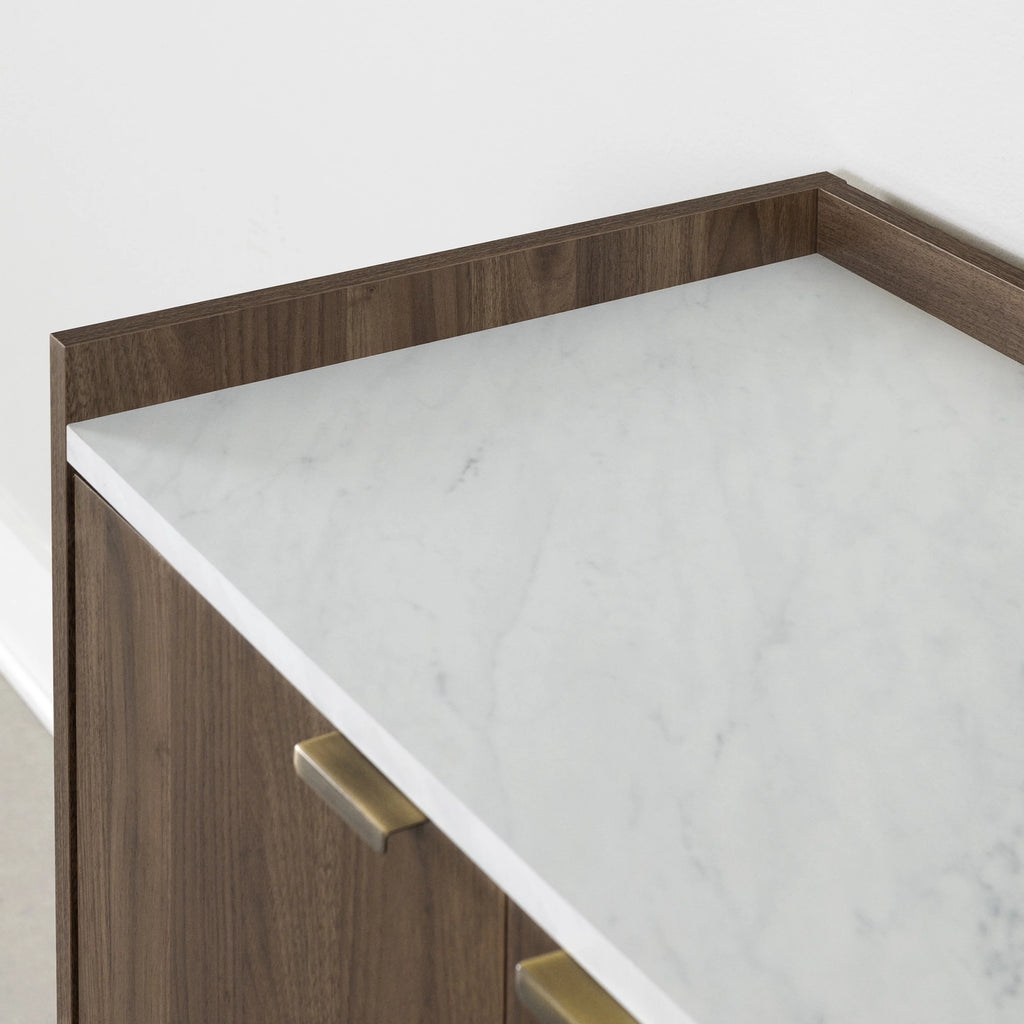 Natural Walnut Storage Cabinet B298274