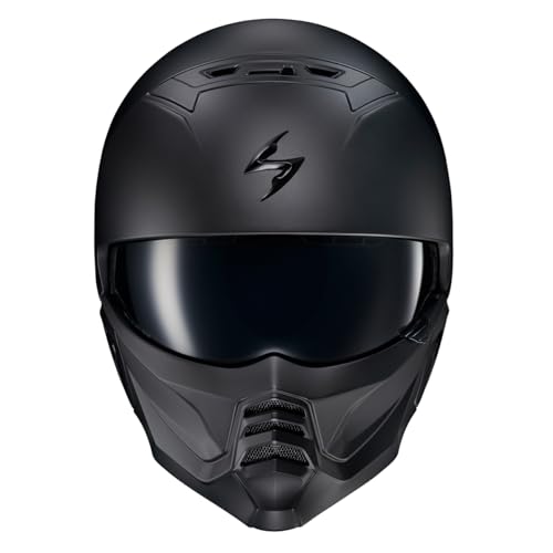 Matte Black 3/4 Motorcycle Helmet L46858