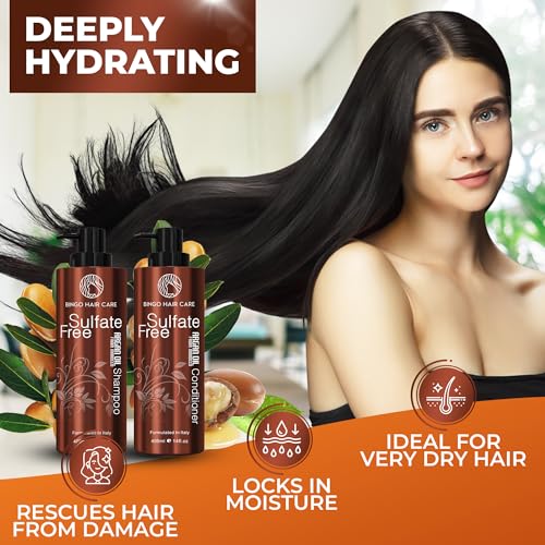 Sulfate Free Argan Oil Shampoo and Conditioner Set S2278