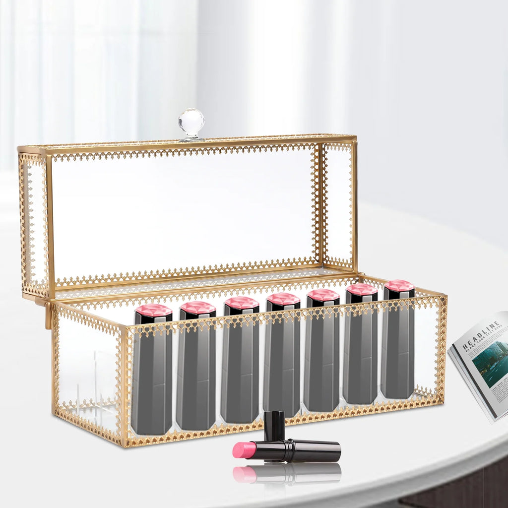 Clear 24-Grid Lipstick Storage Case H794998