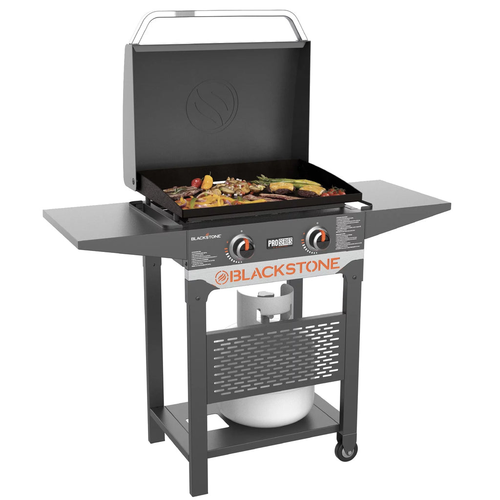 2 Burner Propane Griddle with Hood O313