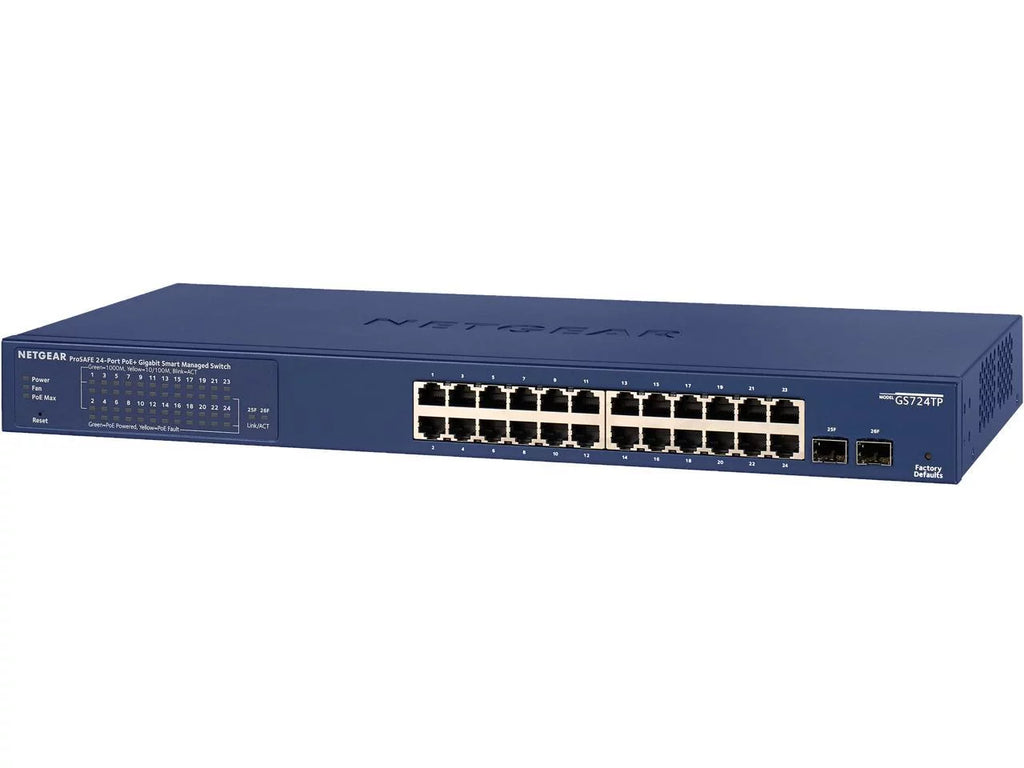 24-Port Gigabit PoE+ Smart Managed Switch with 2 SFP Ports G968528
