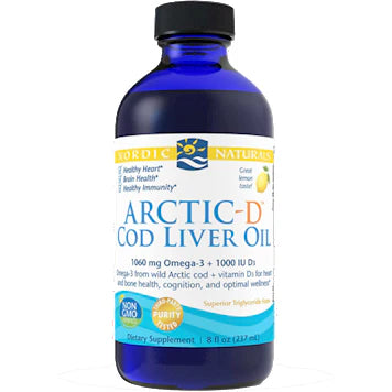 Cod Liver Oil Lemon 8 fl oz Q1141