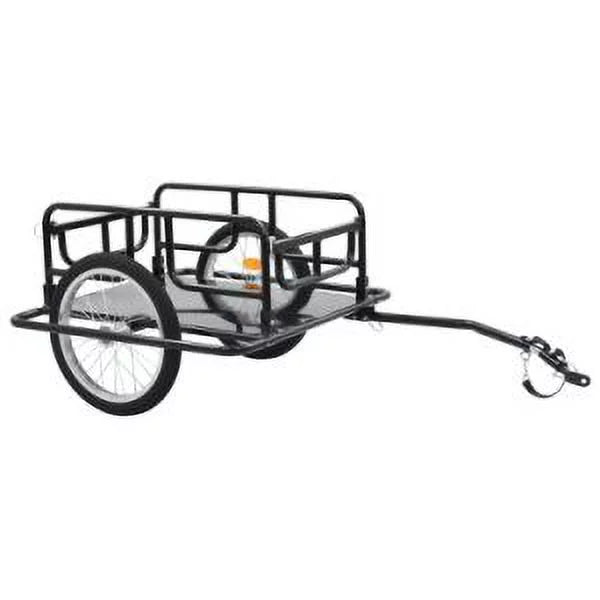 Bike Cargo Trailer Steel Black D969848