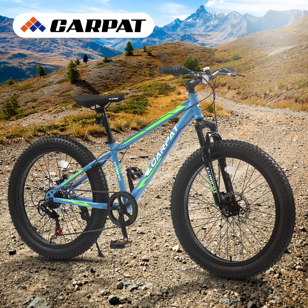 24 Inch 7 Speeds Fat Tire Mountain Bike U19207