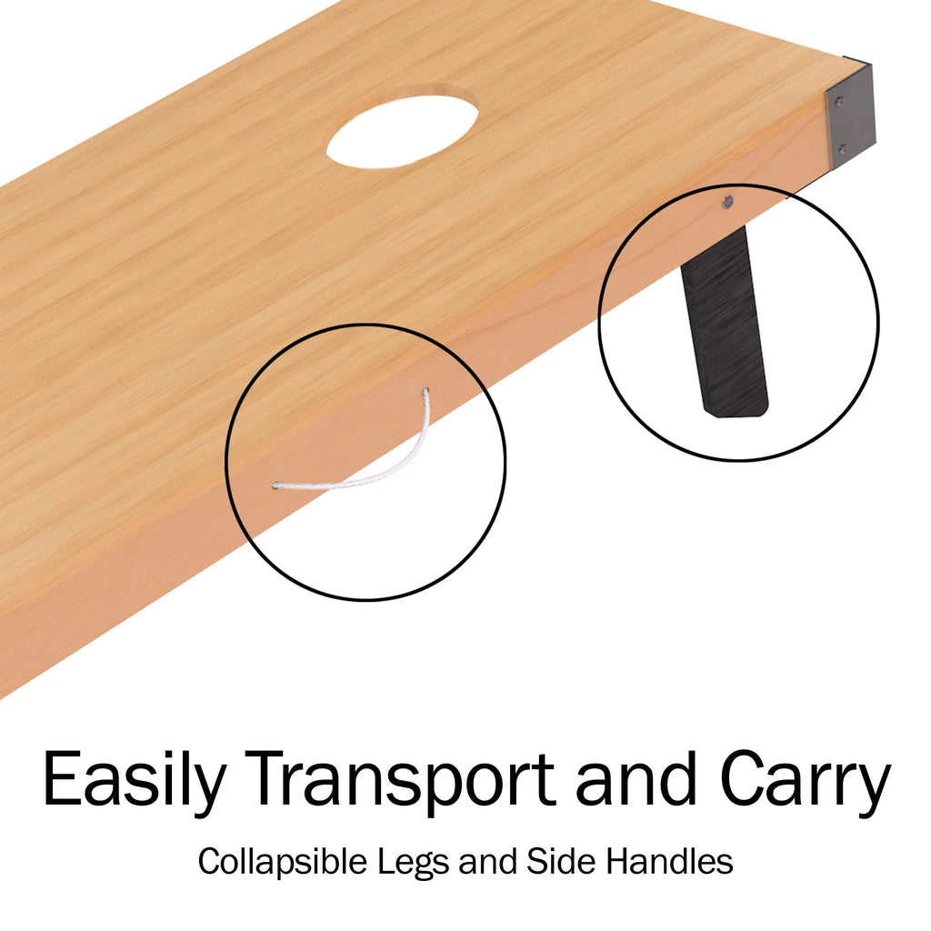 Regulation Sized Outdoor Cornhole Boards and Bags C6756