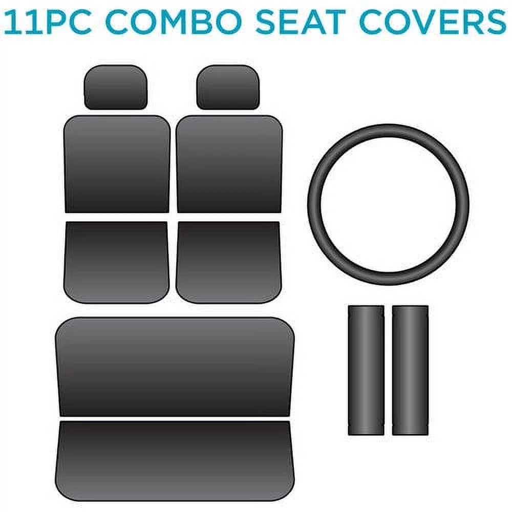 Pink 9pc Car Seat Covers E755941