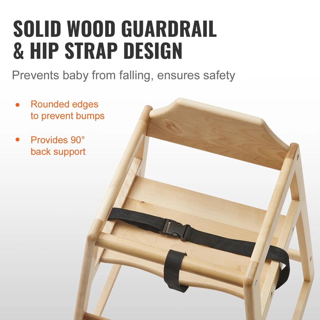 Wooden Portable Baby High Chair R564093
