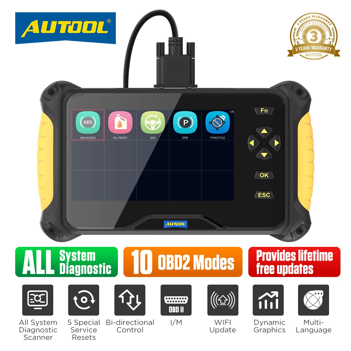 OBD2 Scanner Automotive Diagnostic Tool G50993