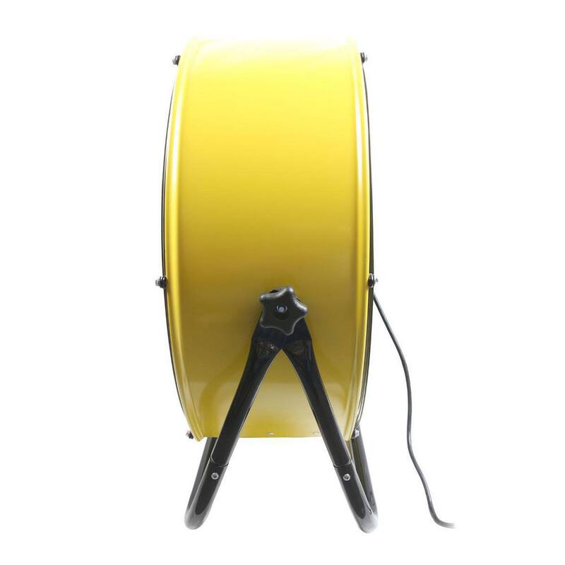 Yellow 2 Fan Speeds Drum Fan Z8809