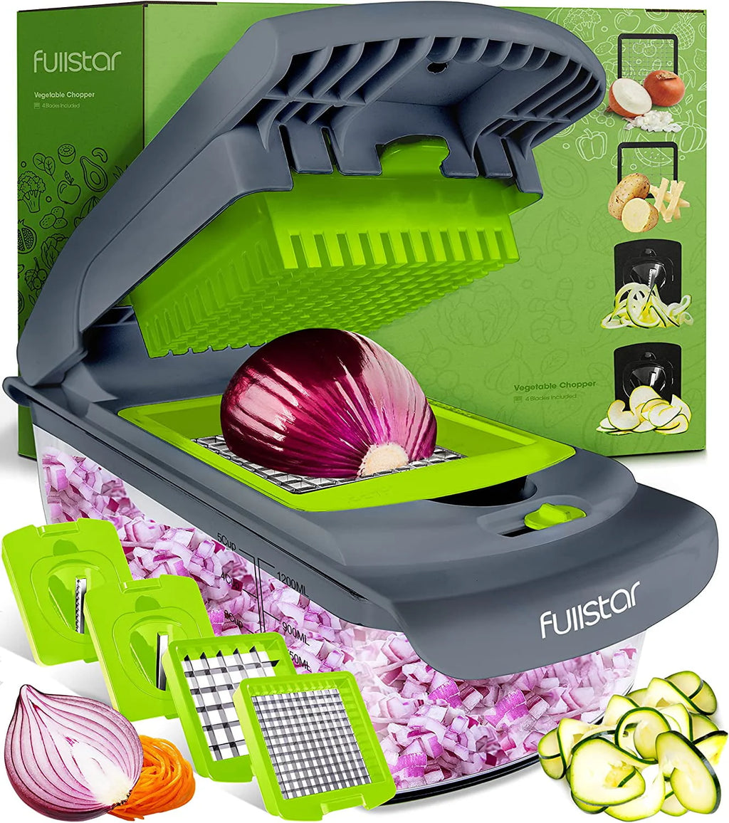 Vegetable Chopper with Container 4 Blades H59131