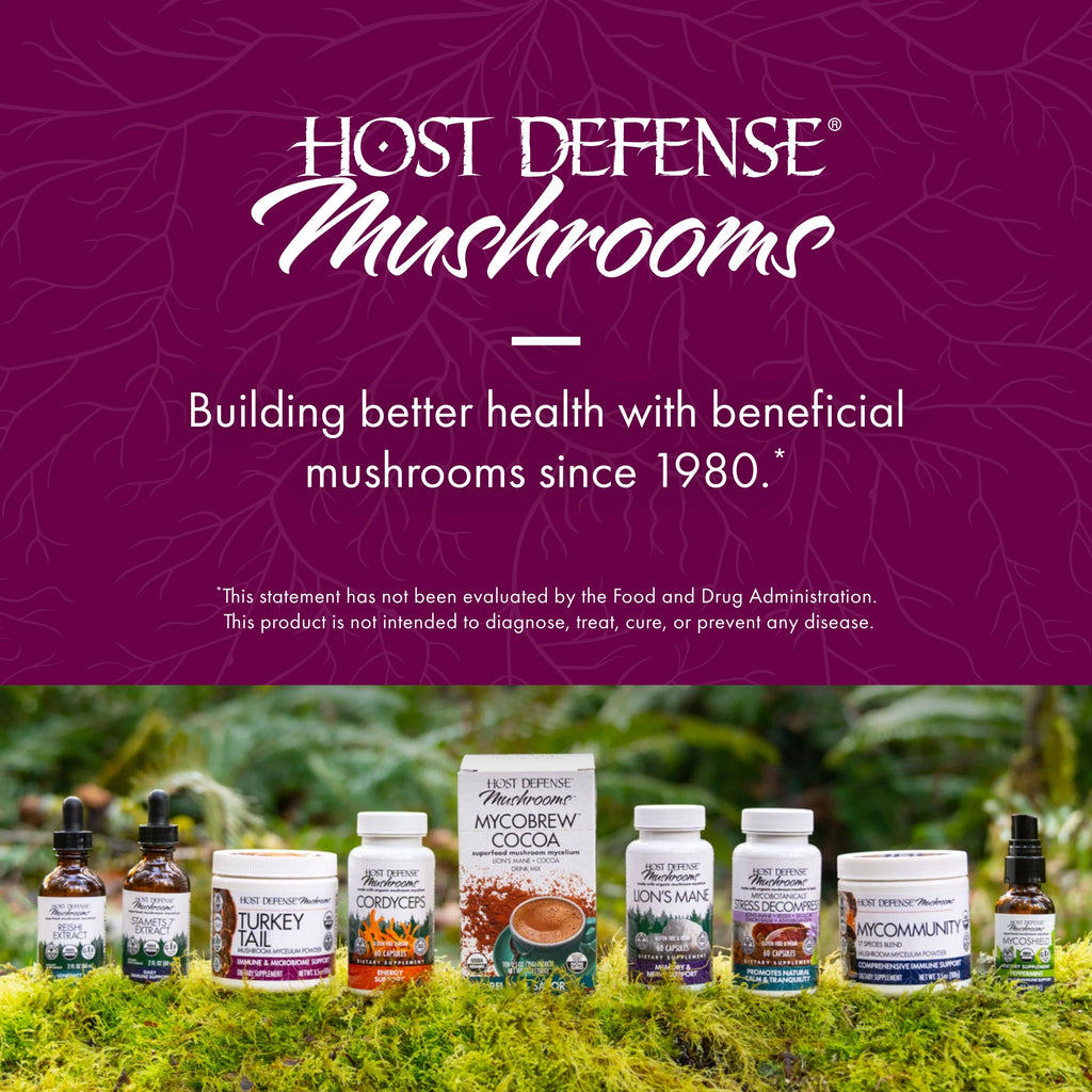 Turkey Tail Mushroom Supplement 60 Capsules U647