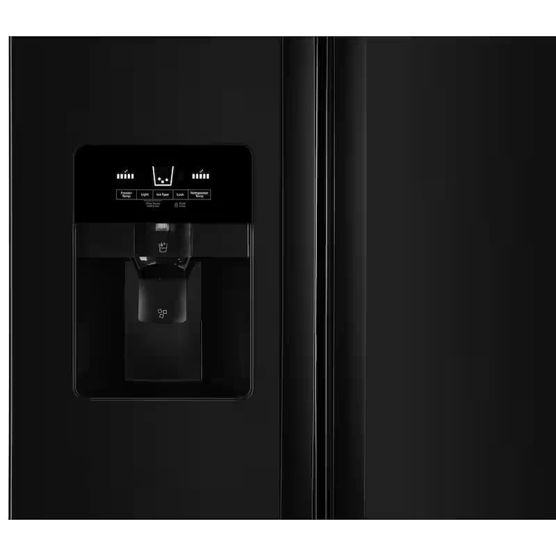Black 25 cu. ft. Side by Side Refrigerator H39765