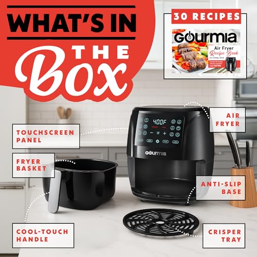 4 Quart Digital Air Fryer Oven, Black and Stainless Steel B62757
