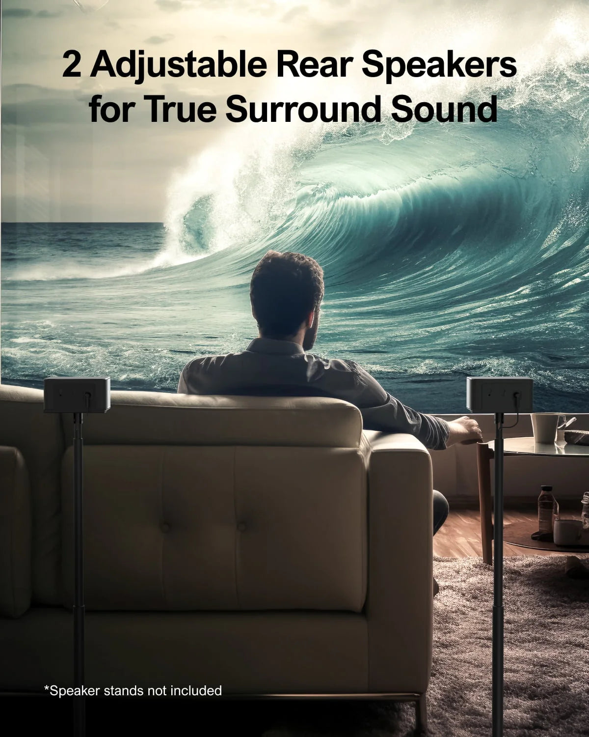 5.1 Surround Sound Bar with Wireless Subwoofer and Rear Speakers X276