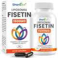 Fisetin Supplements 1500mg Liposomal 60 Softgels E695