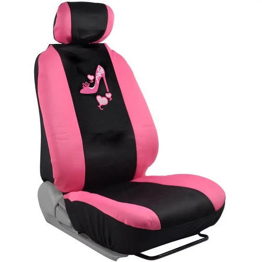 Pink 9pc Car Seat Covers E755941
