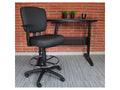 Black Oversized Task Chair Stool P39239