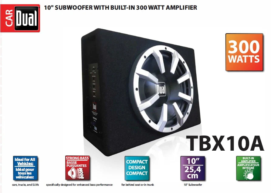 10-inch Enclosed Subwoofer H278