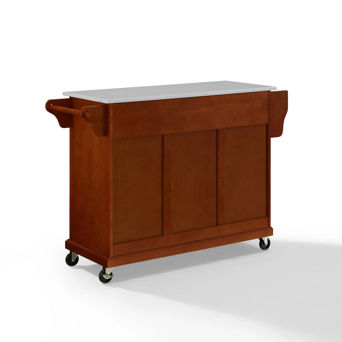 Wood Granite Top Kitchen Cart G43385