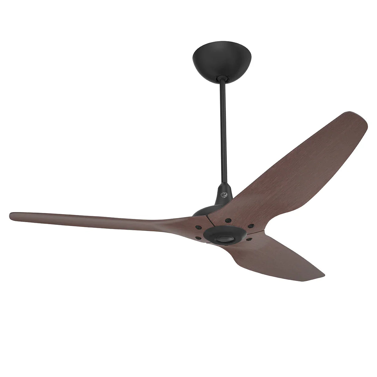 60 Ceiling Fan with Cocoa Bamboo Blades and Black Finish N8229