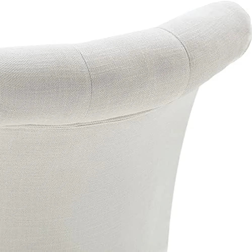 Adjustable Swivel Linen Fabric Office Chair with Wheels B9141