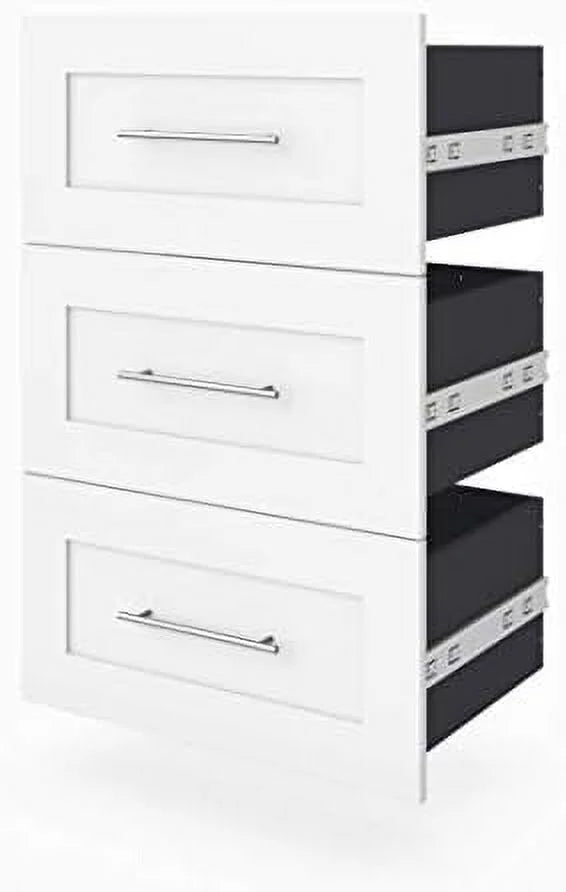 White 3-Drawer Set X541