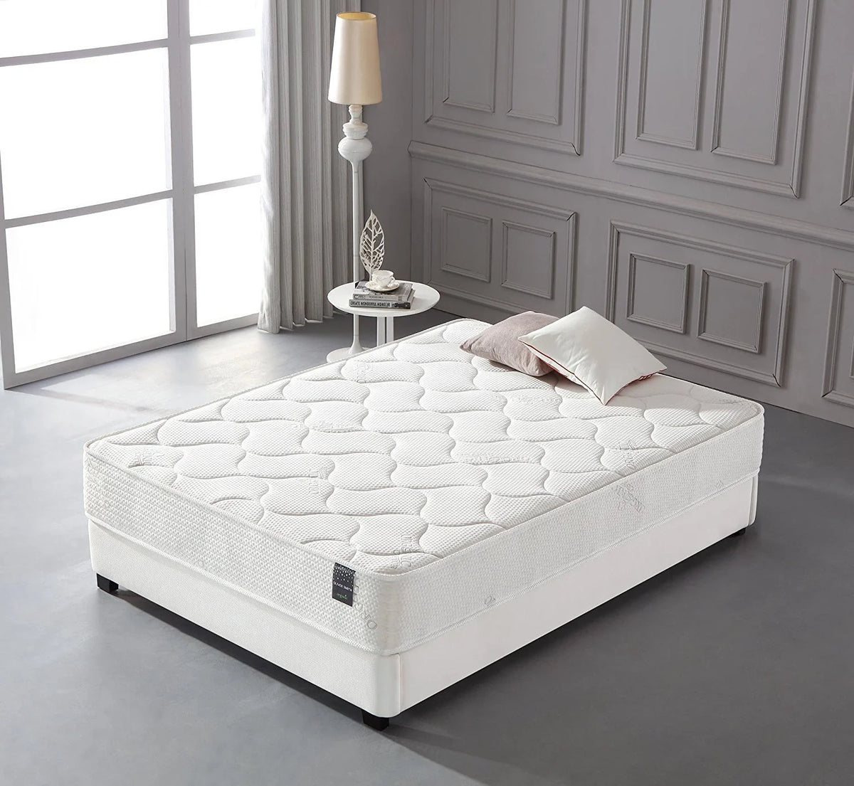 Organic Cotton 10 Spring & Foam Hybrid Mattress A3331