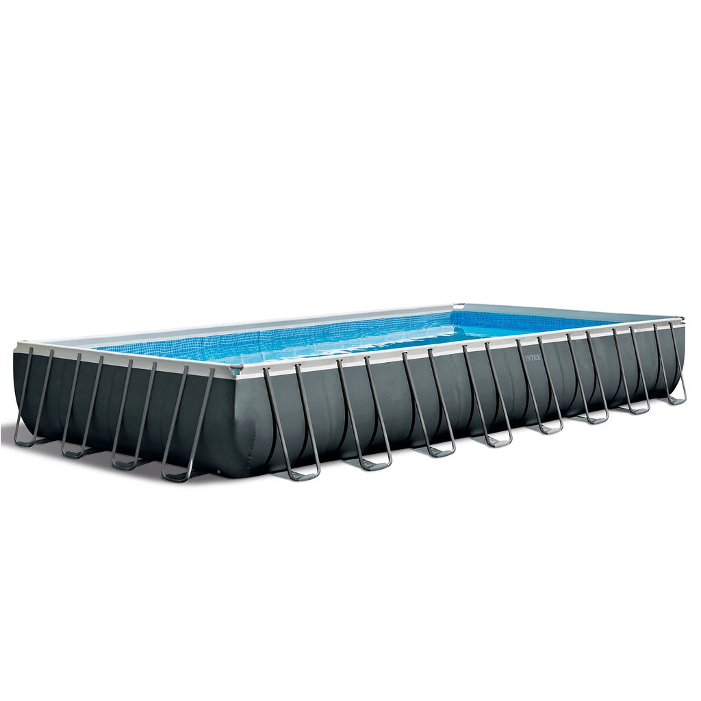 32' x 16' x 52 Rectangular Above Ground Pool Set with Filter Pump U654721